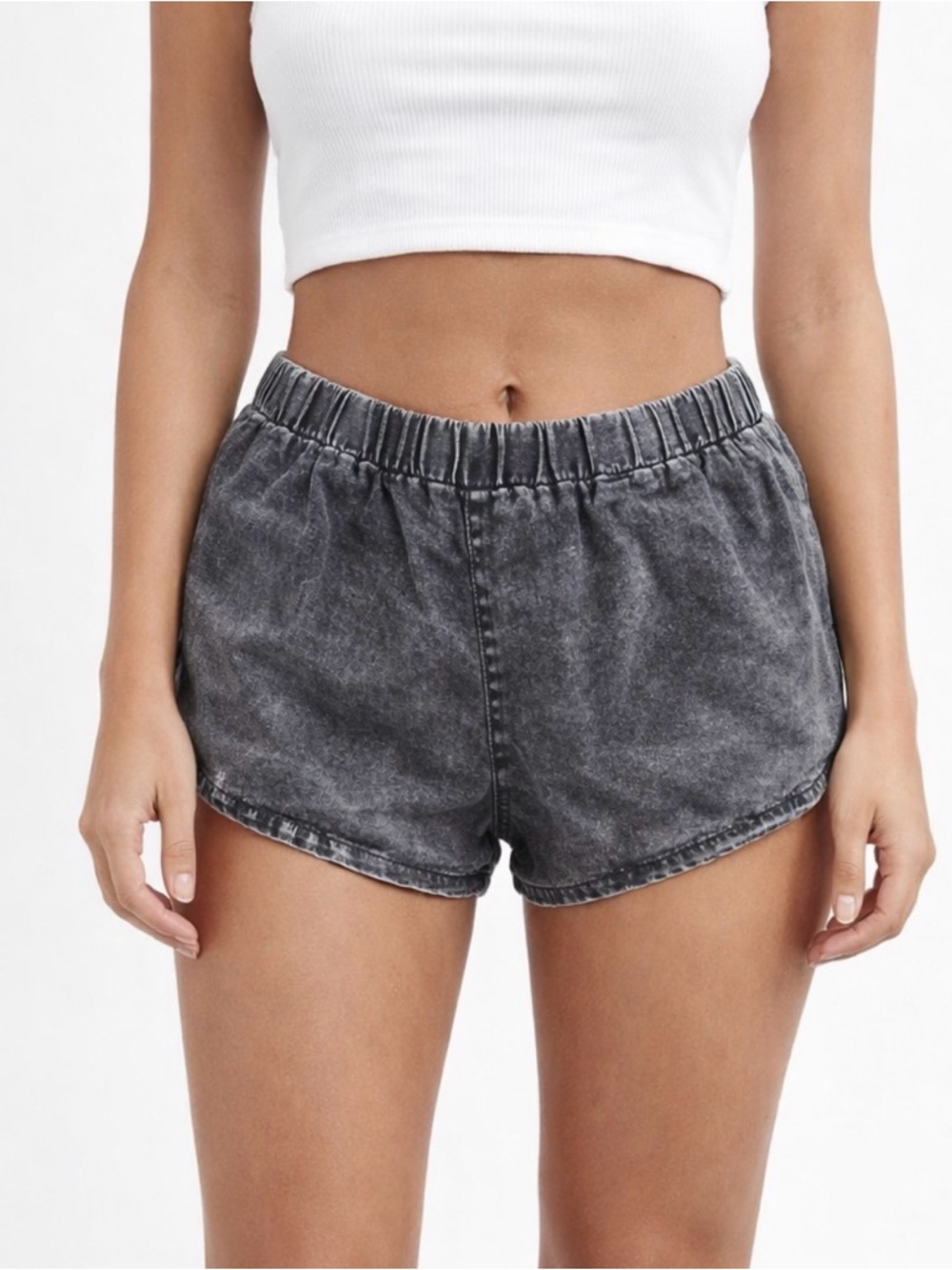 Forever 21 Women’s Washed Athletic Shorts – Size S